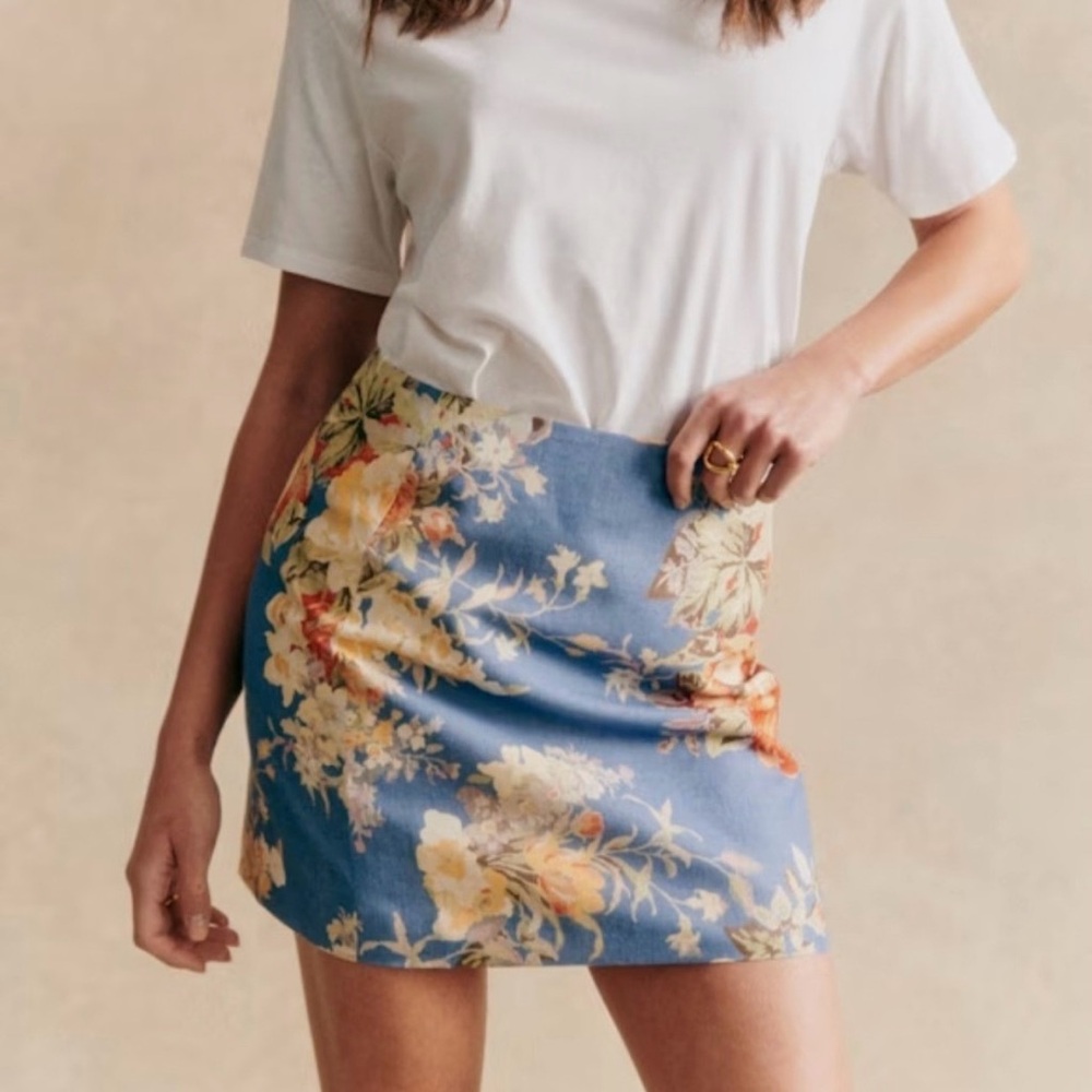 NWT Sezane Malia Slirt